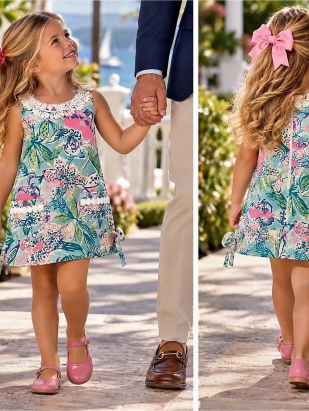 Lilly Pulitzer 🦩 🌴 Little Lilly Classic Shift Dress 👗 🌺 Girls Size 4